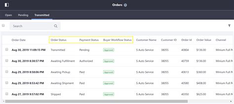 Order Status Lookup .